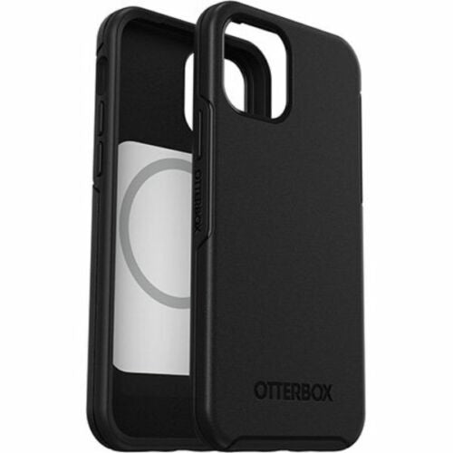OtterBox Symmetry+ MagSafe Apple iPhone 12 Pro Max Case Black - (77-80139), Antimicrobial, DROP+ 3X Military Standard, 7 Years Warranty 77-80139