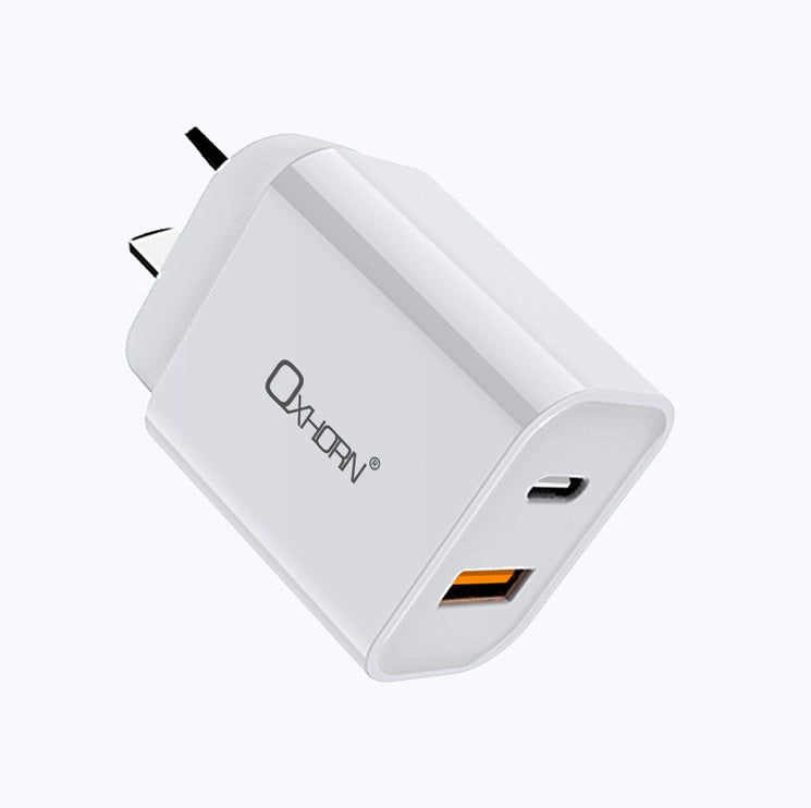 Oxhorn USB Type-C and Type-A 3.0 Quick Charge 20W Charger NB-PD20