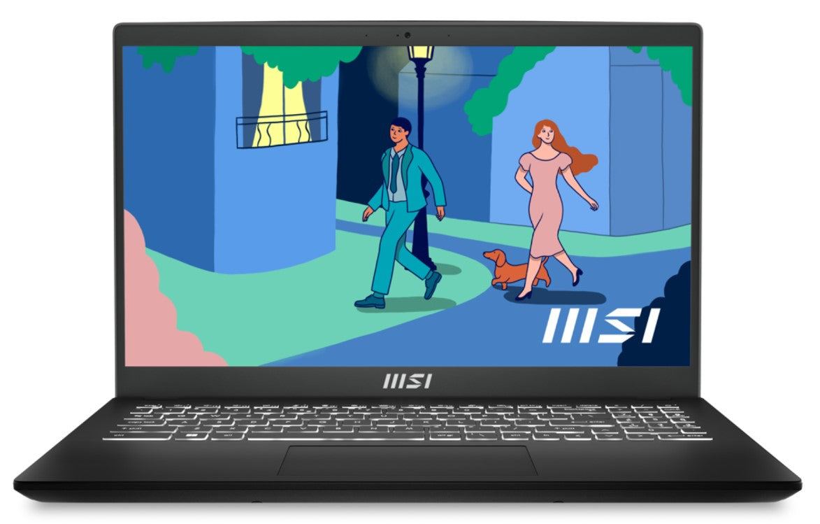 MSI Modern Series Notebook 15.6' FHD Intel Alder Lake i7-1255U DDR4 16GB 512GB SSD Windows11 Home Intel Iris Xe Graphics Modern 15 B12MO-828AU