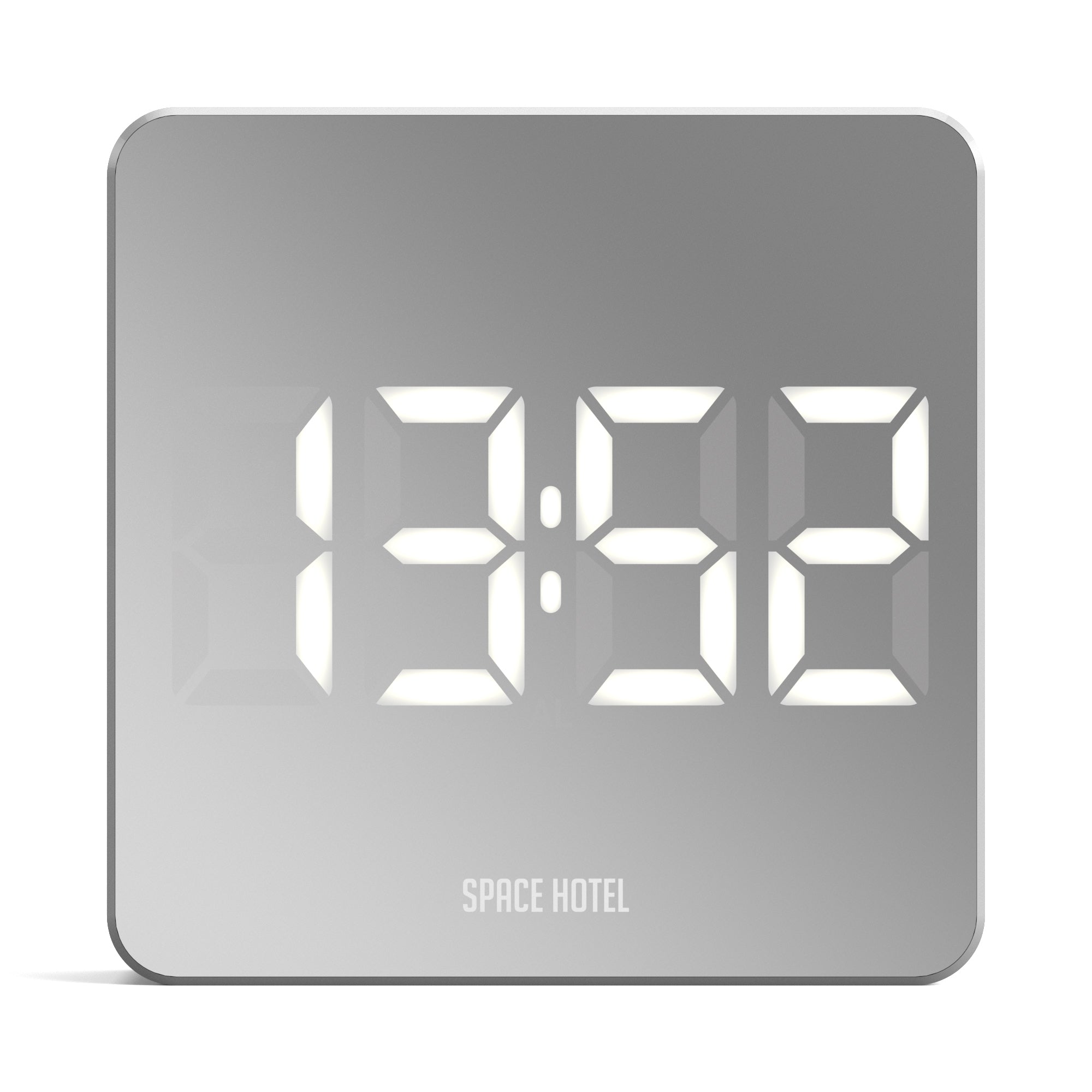 Newgate Space Hotel Orbatron Alarm Clock White Case - Silver Lens - Wh ...