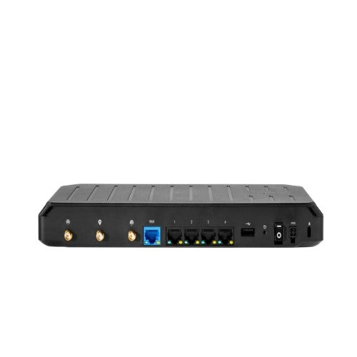 Cradlepoint E300 Branch Enterprise Router, Cat 7 LTE, Essential Plan, 2x SMA cellular connectors, 5x GbE RJ45 Ports, Dual SIM, 3 Year NetCloud  BF03-0300C7D-GM