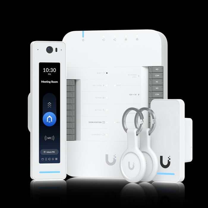 Ubiquiti UniFi Access Gen 2 Pro Starter Kit - Comprehensive UniFi Access Starter Kit - UniFi Dream Machine Pro required, 2Yr Warr UA-G2-SK-Pro