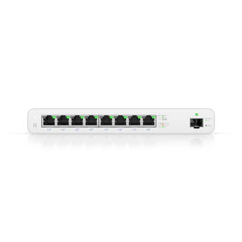Ubiquiti UISP Router, Cloud Managed 8 GbE Port Router, 27V Passive PoE, 1x 1Gbps SFP, Built in Traffic Shaping, 110W PoE Availability UISP-R