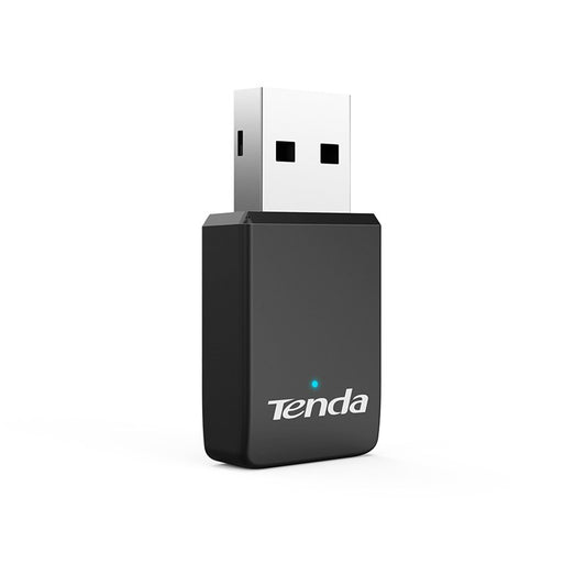 Tenda U9 AC650 Dual-band Mini Wi-Fi USB Adaptor, USB2.0, 11ac MU-MIMO, 433Mbps/200Mbps, Auto-Install, Compact, Windows Compatible U9