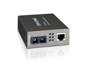 TP-Link MC100CM 10/100Mbps Multi-Mode Media Converter - IEEE 802.3u, SC-Type, 1310nm 2km Multi-mode MC100CM