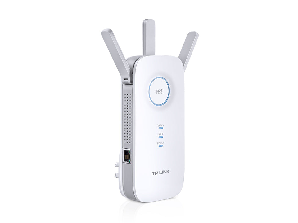 TP-Link RE450 AC1750 1750Mbps Wi-Fi Range Extender 450Mbps@2.4GHz 1300Mbps@5GHz 1Gbps LAN Port 3xAntennas ~RE580D RE590T RE450