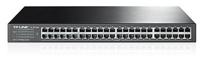 TP-Link TL-SF1048 48-Port 10/100Mbps Rackmount Switch energy-efficient Supports MAC 19-inch rack-mountable steel case 100% Data filtering TL-SF1048