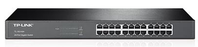 TP-Link TL-SG1024 24-Port Gigabit 19' Rackmountable Unmanaged Switch energy-efficient Supports MAC Plug & play 48Gbps Switching Capacity TL-SG1024