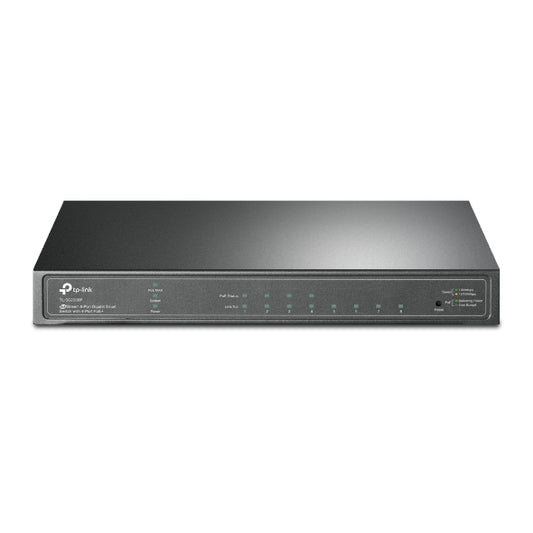TP-Link SG2008P JetStream 8-Port Gigabit Smart Switch with 4-Port PoE+ Fanless Support Omada SDN, 802.1p CoS/DSCP QOS and IGMP Snooping SG2008P