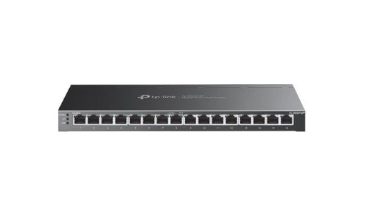 TP-Link SG2016P JetStream 16-Port Gigabit Smart Switch with 8-Port PoE+ SG2016P