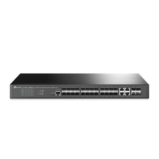 TP-Link SG3428XF JetStream 24-Port SFP L2+ Managed Switch with 4 10GE SFP+ Slots Omada SG3428XF