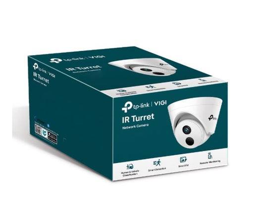 TP-Link VIGI 4MP C440I(4mm) IR Turret Network Camera, 4mm Lens, Corridor Mode, Smart Detection, 3YW VIGI C440I(4mm)