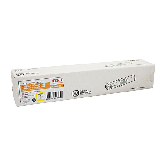 Oki C310DN Yellow Toner 2,000 pages - 44469755
