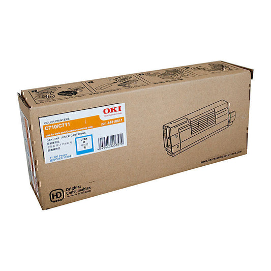Oki C710N/C711N Cyan Toner 11,500 pages - 44318611