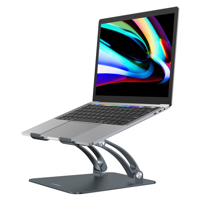 (LS)mbeat Stage S6 Adjustable Elevated Laptop and MacBook Stand Elegant and Ergonomic Sleek and Durable Material: Aluminium Alloy MB-STD-S6GRY