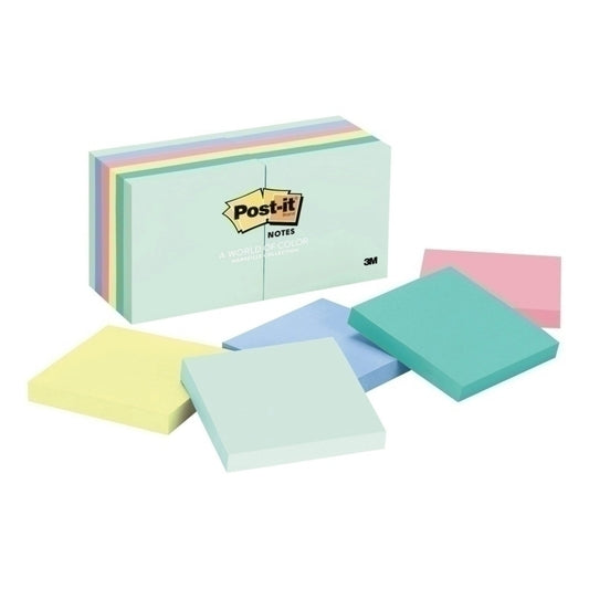 Post-It Notes 654-AST Pk12  - 70005298941