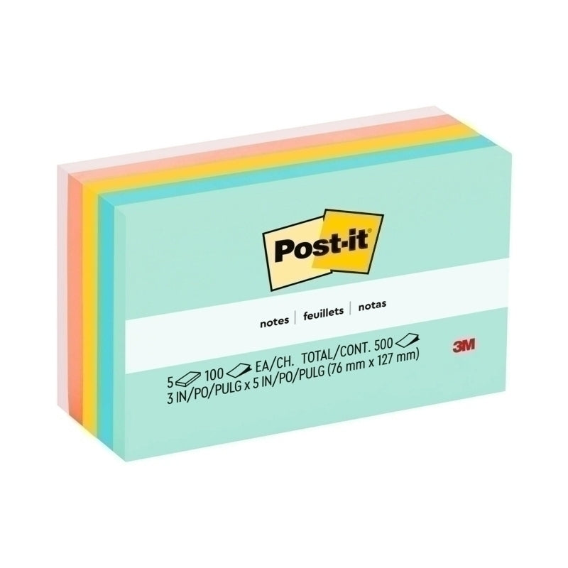 Post-It Notes Marseille 76 x 127mm 5-Pack  - 7100083327