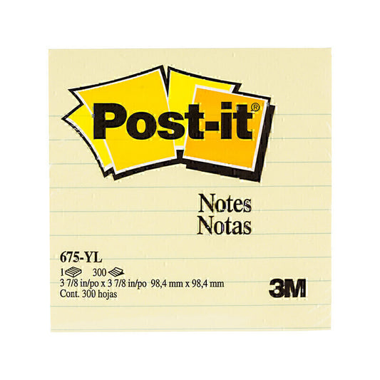 P-I Note 675-YL Ylw 98X98 Box of 12  - 70007052544