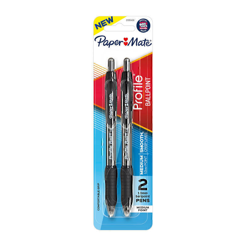 Vtech Paper Paper Mate Profi RT 1.0 BP Black Pk2 Box of 6 - 2095458 – VTech Industries