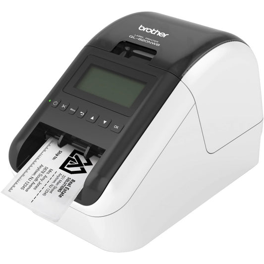 Brother QL-820NWB *EXCLUSIVE* WIRELESS (WiFi & BT) /NETWORKABLE HIGH SPEED LABEL PRINTER / UP TO 62MM WITH BLACK/RED PRINTING (*DK-22251 required) QL-820NWB