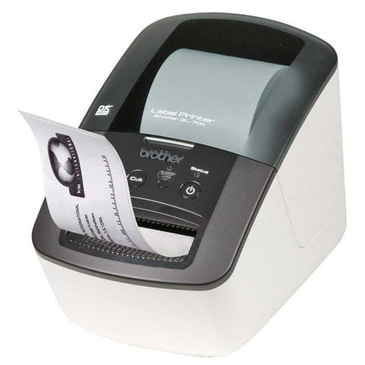 Brother QL-700 HIGH SPEED PROFESSIONAL PC/MAC LABEL PRINTER / UP TO 62MM, 3 Year Warranty QL-700
