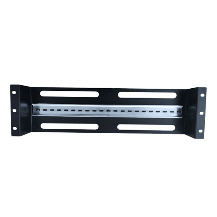 LDR Rackmount Din Rail, Black Metal Construction, 35mm International D ...