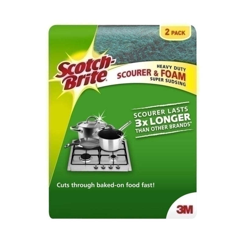 Scotch-Brite Heavy Duty Scourer Sponge 2-Pack - Box of 6  - 7012617251