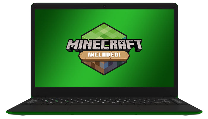 Leader Companion 403 Green - Minecraft Edition - 14' HD, Intel N4020, 4GB RAM, 128GB eMMC, Wi-Fi AC, Windows 11 Professional, 1 Year Warranty SC403