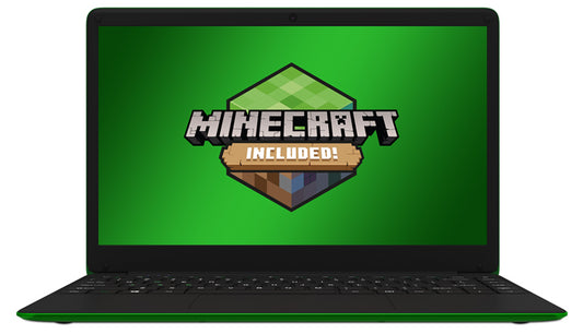 Leader Companion 403 Green - Minecraft Edition - 14' HD, Intel N4020, 4GB RAM, 128GB eMMC, Wi-Fi AC, Windows 11 Professional, 1 Year Warranty SC403