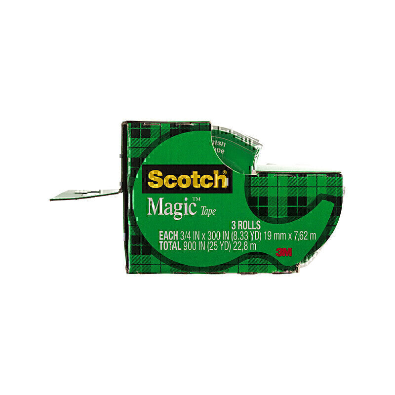 Scotch Tpe 3105 19mmX7.6M Pk3 Box of 6  - 7010332317