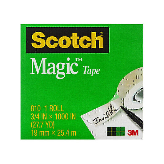 Scotch Magenta Tape 810-4 19mm Pk4  - 70005189280