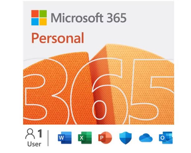 Microsoft 365 Personal 2023 English APAC 1 Year Subscription Medialess NEW for PC & Mac. QQ2-01895