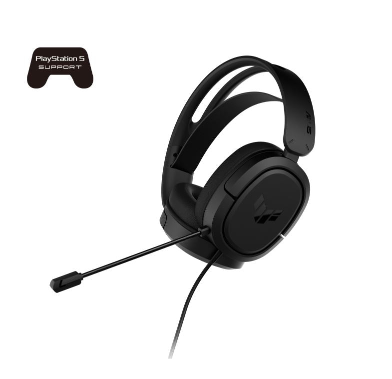 ASUS TUF Gaming H1 Headset, 7.1 Surround Sound, Lightweight, For PCs, Macs, tablets, smartphones, PlayStation 5, Nintendo Switch and XBOX TUF GAMING H1