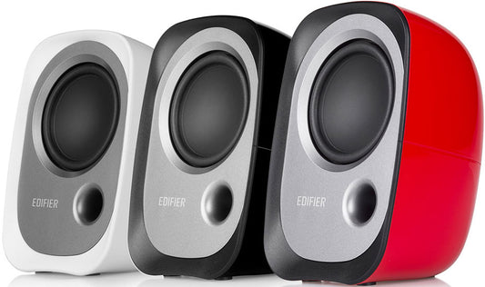Edifier R12U USB Compact 2.0 Multimedia Speakers System (Red) - 3.5mm AUX/USB/Ideal for Desktop, Laptop, Tablet or Phone R12U-RED