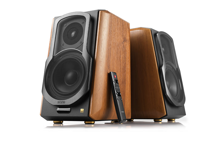 Edifier S1000MKII 2.0 Active Lifestyle Bookshelf Bluetooth Studio Speakers Brown S1000MKII