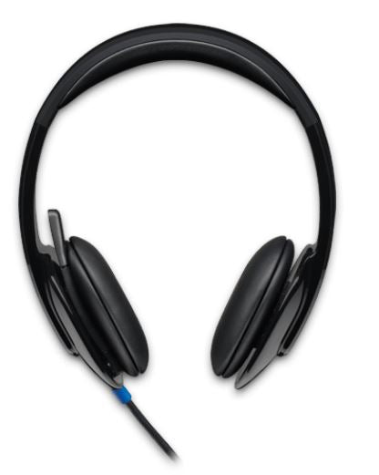 Logitech H540 USB Headset Laser-tuned drivers, 2Yr Plug and play Listen to details Crystal-clear voice Headphone Take control of the sound, Headp 981-000482