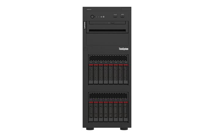 LENOVO ThinkSystem ST250 V2, 1xIntel Xeon E-2378G 8C 2.8GHz 80W, SFF, 1x16GB 2Rx8, SFF, SW RD, 1x550W, XCC Enterprise 7D8FA00AAU