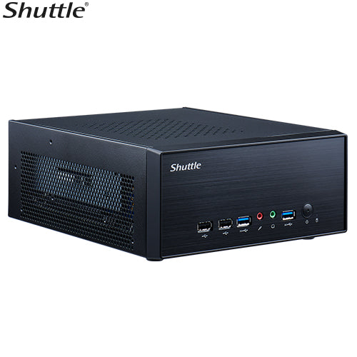 Shuttle XH510G2 Slim Mini PC 5L Barebone - Intel 11/10th Gen, PCIe x16, PCIe x1, LAN, HDMI, DP, 2x DDR4, 2.5' HDD/SSD bay, 2xM.2 2280, 180W XH510G2