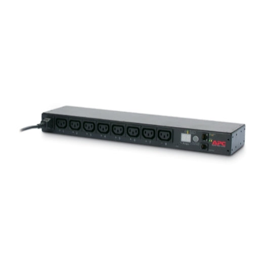 APC Netshelter Switched Rack PDU, 1U, 230V/10A C14 Cord Input, 8x IEC C13 Outlets AP7920B