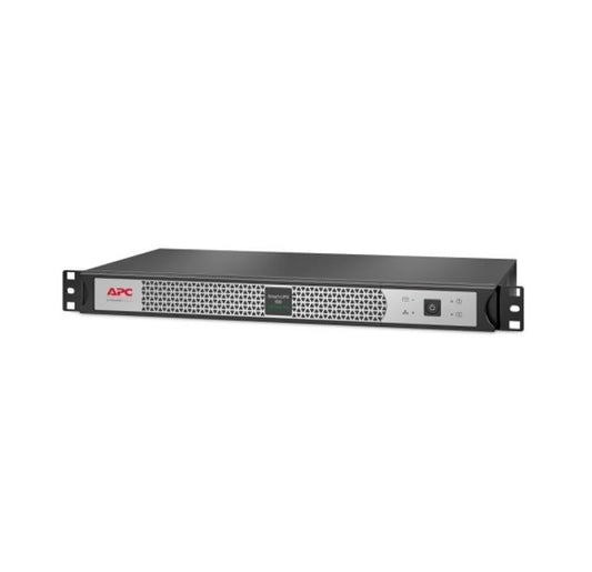 APC Smart-UPS 500VA/400W Line Interactive UPS, 1U Rackmount, 230V/10A Input, 4x IEC C13 Outlets, Li-Ion Battery, W/ Network Card, Short Depth  SCL500RMI1UNC