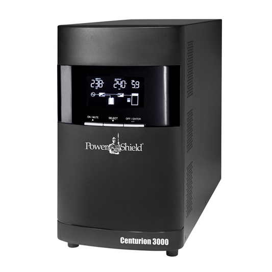 PowerShield Centurion Tower UPS 3000VA/2700W, 15A input, 4 AUS sockets, 15A, C19 x 1, 2-year warranty PSCE3000