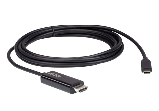 Aten USB-C to HDMI 4K 2.7m Cable, supports up to 4K @ 60Hz with high quality cable UC3238-AT