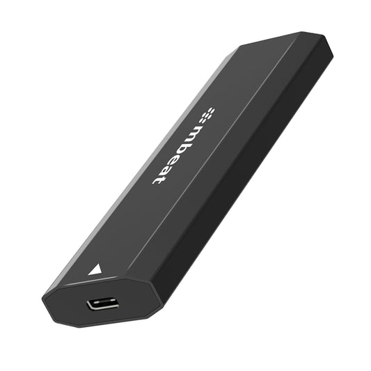 mbeat Elite USB-C to M.2 SSD Enclosure - Pocket Size, Ultra Durable, Supports M Key, B+M Key SSD Size 2230, 2242, 2260, 2280, NVME, SATA, 50cm Cable MB-XCS-CM2
