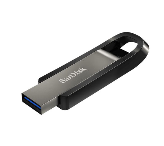 SanDisk 256GB Extreme GO USB3.2 Metal Flash Drive USB-A 400MB/s SecureAccess encryption software2 Lifetime Lifetime Warranty Black SDCZ810-256G-G46