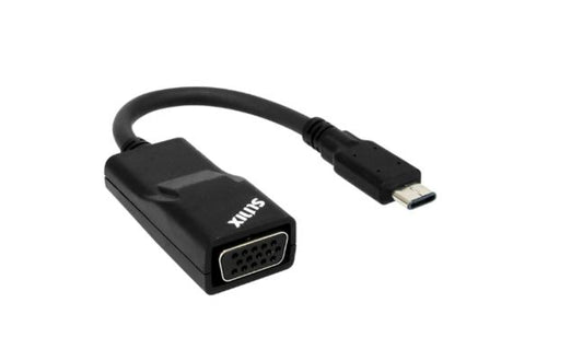 Sunix USB Type C to VGA Adapter, Compliant with VESA DisplayPort, Driver free under Apple MAC, Google Chromebook and Windows systems(LS) C2VC7C0