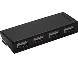 Targus 4-Port USB Hub Black - Compatible with PC and MAC ACH114AU