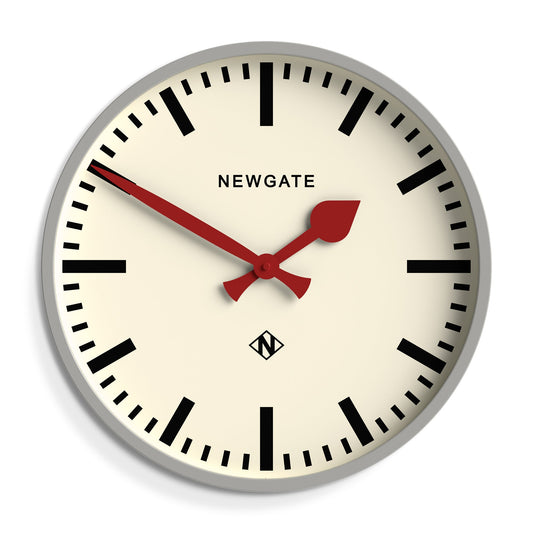 Newgate Universal Wall Clock Railway Dial Grey NGUNIV390OGY
