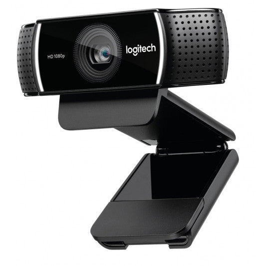 Logitech C922 Pro Stream Full HD Webcam 30fps at 1080p Autofocus Light Correction 2 Stereo Microphones 78 FoV 3mths XSplit License (> 960-001091) 960-001090