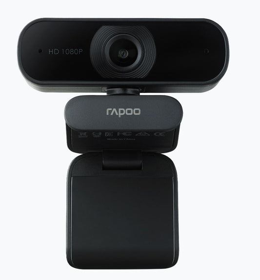 RAPOO C260 Webcam FHD 1080P/HD720P, USB 2.0 - Ideal for TEAMS, Zoom Buy (10 Get 1 Free) C260