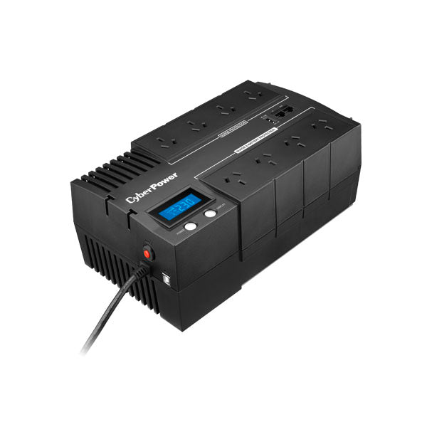 CyberPower BRIC-LCD 700VA/420W (10A) Line Interactive UPS - (BR700ELCD)-2 Yrs Adv.. Replacement incl. Int. Batteries BR700ELCD